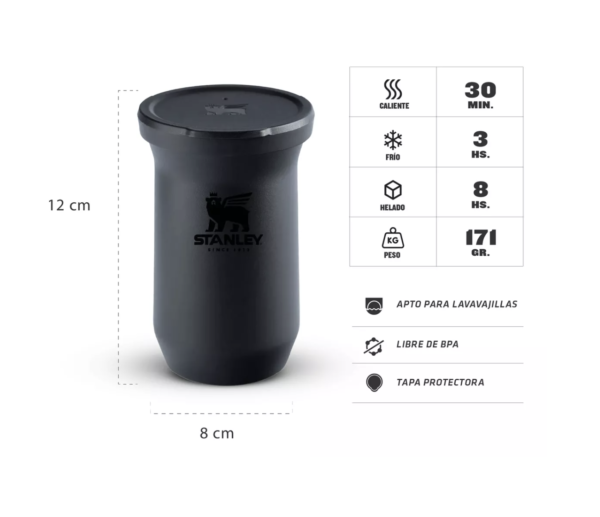 Mate Stanley Terere Acero - 200 ml - Imagen 5